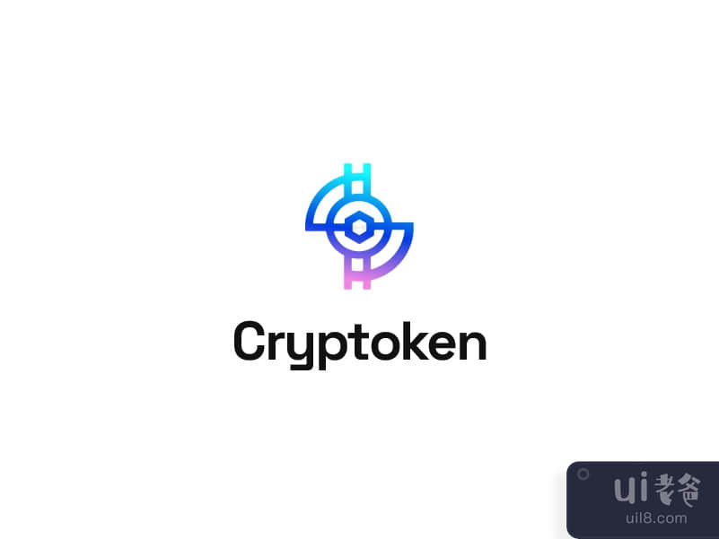 加密货币标志 - C 字母标志 - Crypto Token - Cryptoken(cryptocurrency logo - C letter logo - Crypto Token -  Cryptoken)插图