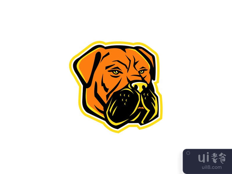 Bullmastiff Dog Mascot