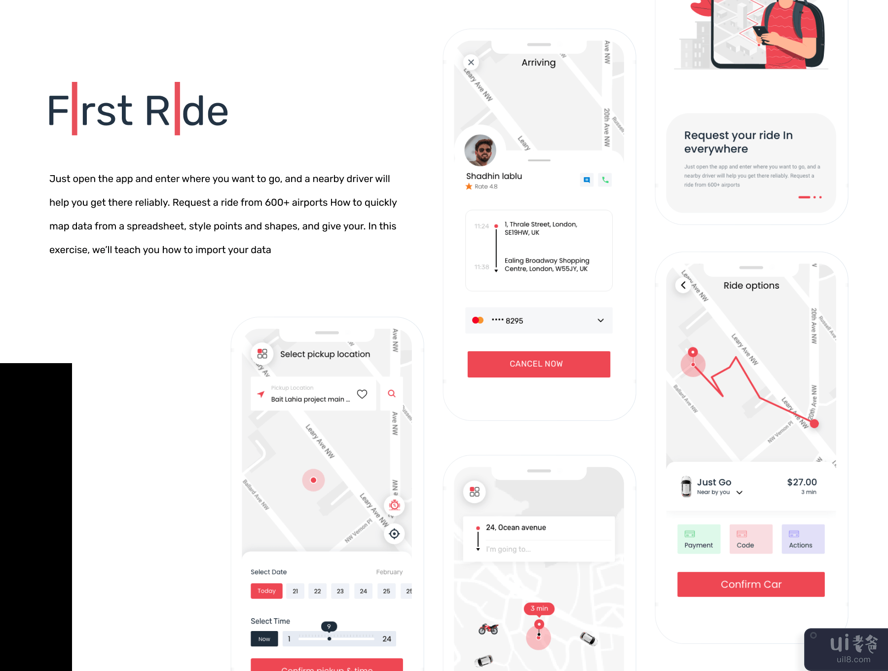 乘车共享应用程序(Ride Sharing App)插图5