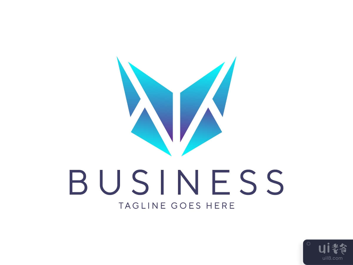 Modern business logo design vector template