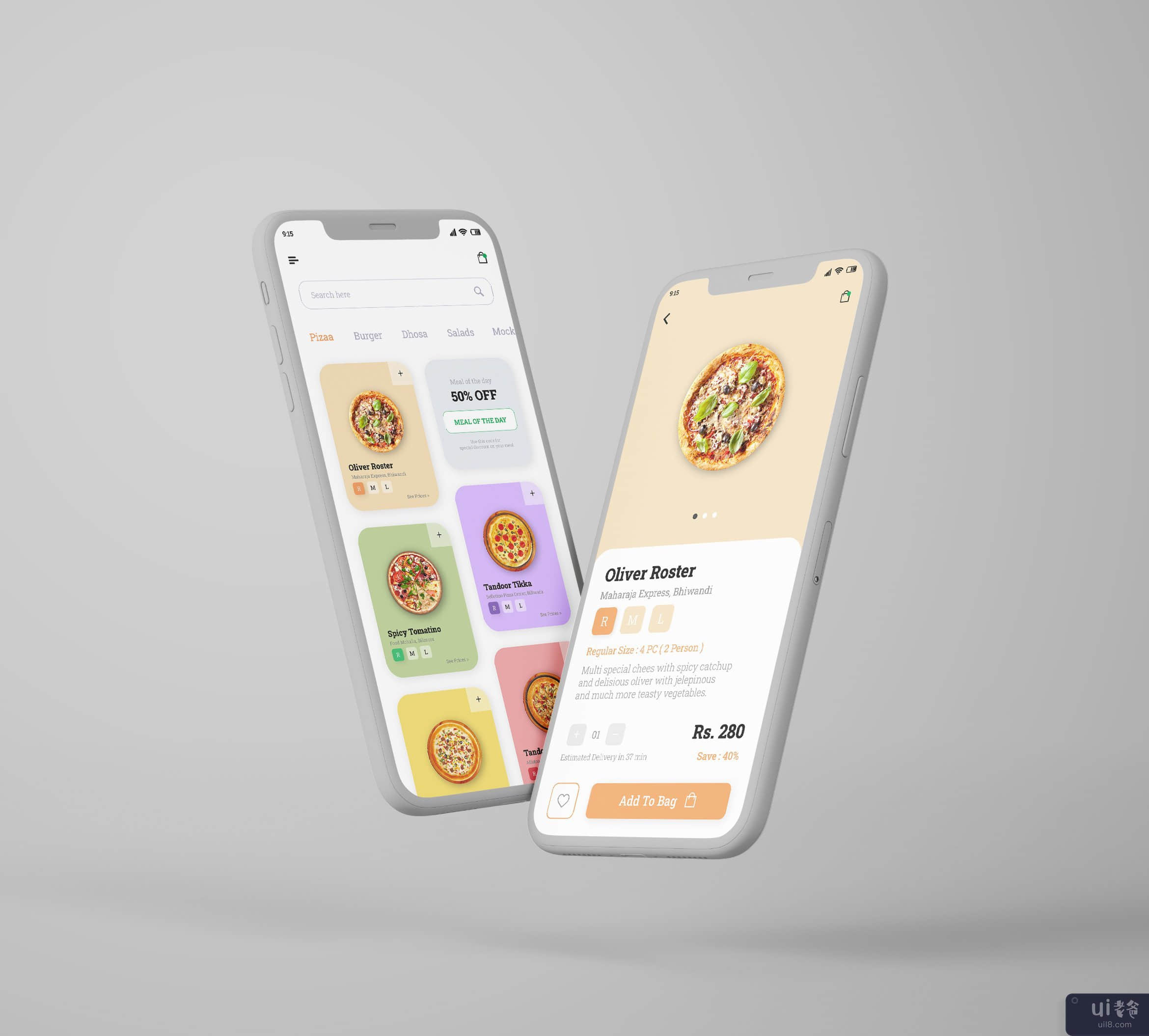 送餐应用挑战(Food delivery app Challenge)插图2