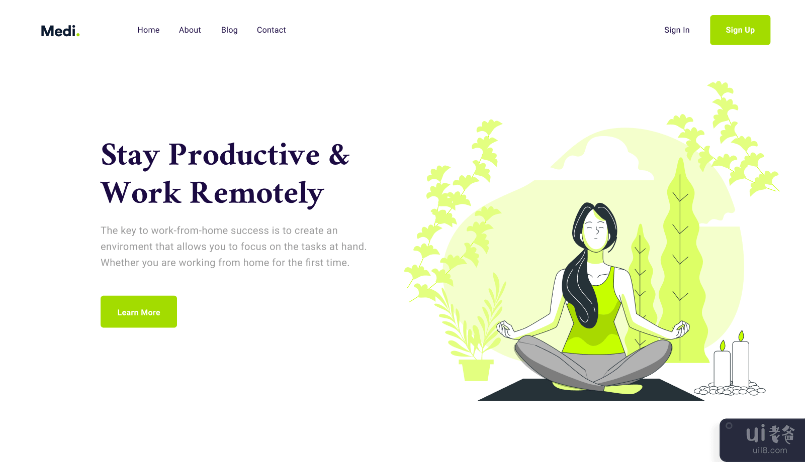 冥想 - 网页标题(Meditation - Web Headers)插图4