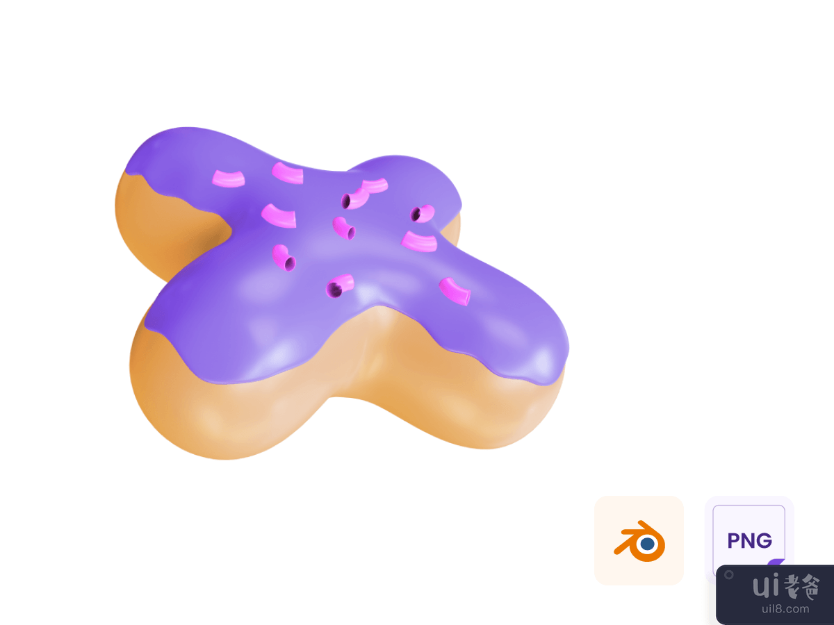 Donut 3D Icon