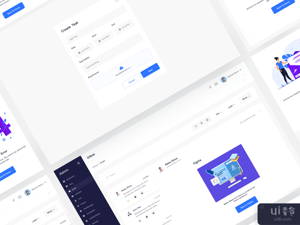 Admin Panel Dashboard (V-9)