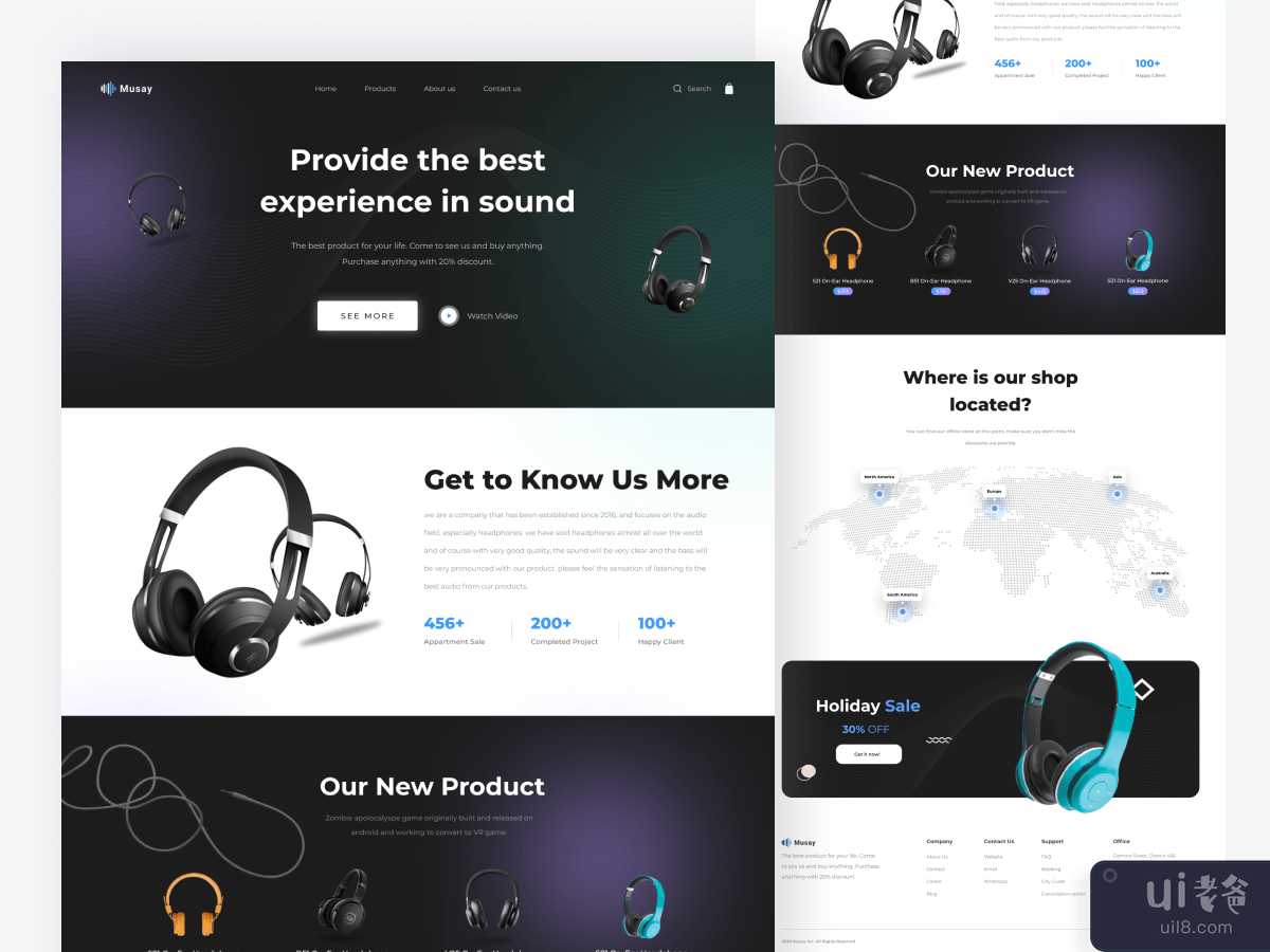 Musay - Exploration design for marketplace and sales