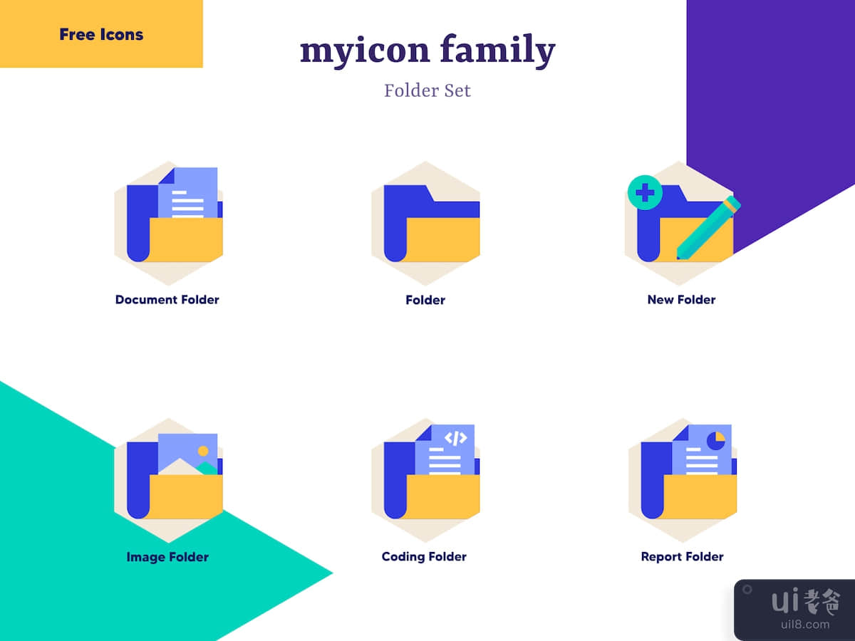 Folder Icon Set Free | Myicon