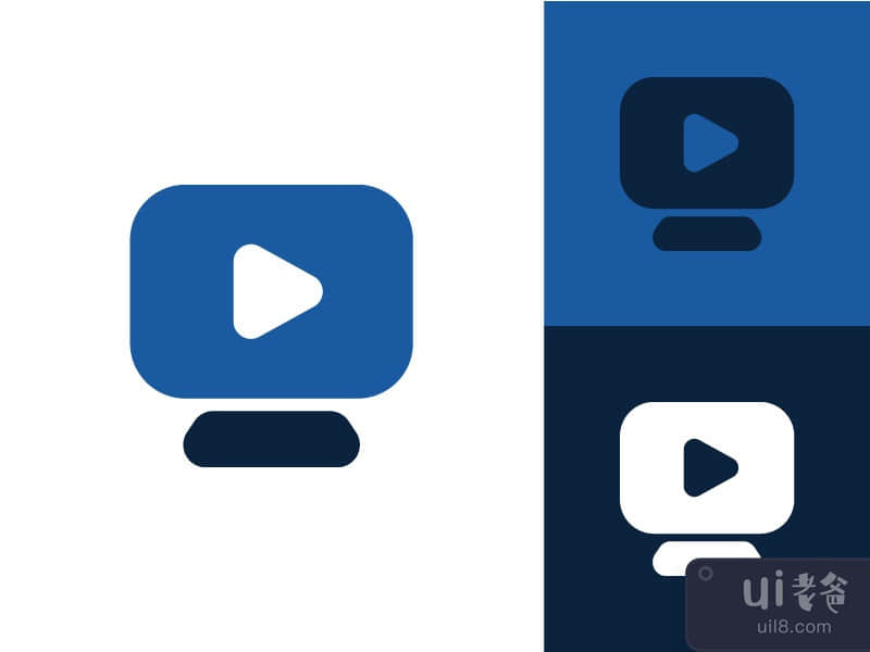 Video Player Logo Design