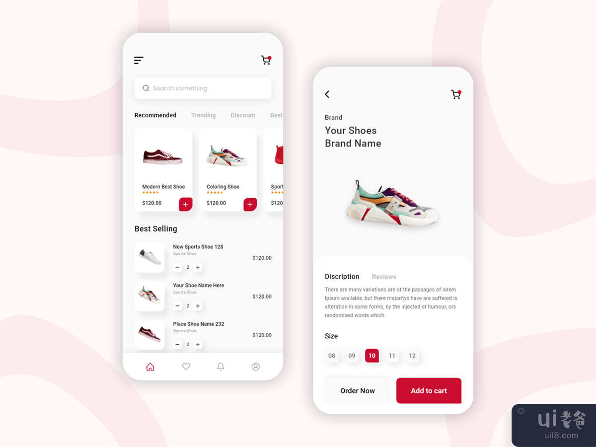 eCommerce - Online Branding Shoe Order Application