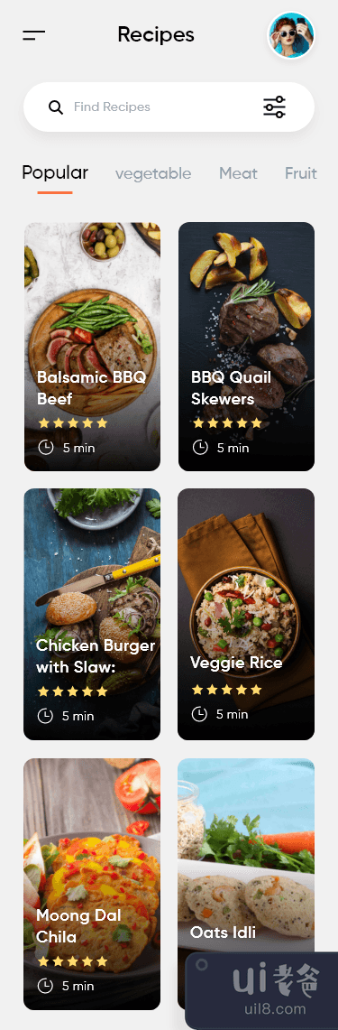 烹饪和食谱应用程序 Full UiUx(Cooking and recipes app Full UiUx)插图