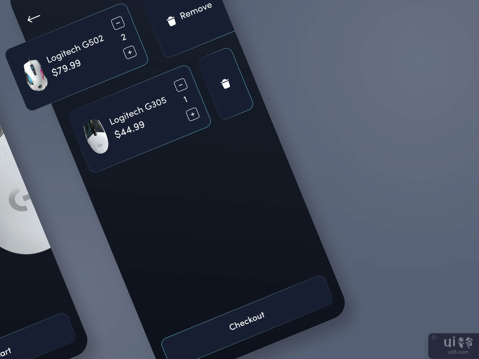 Mouse🖱️电子商务移动应用程序📱 UI设计(Mouse🖱️ eCommerce Mobile App📱 UI Design)插图