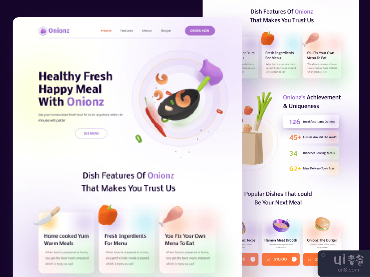 Onionz - Online Food Delivery Restaurant