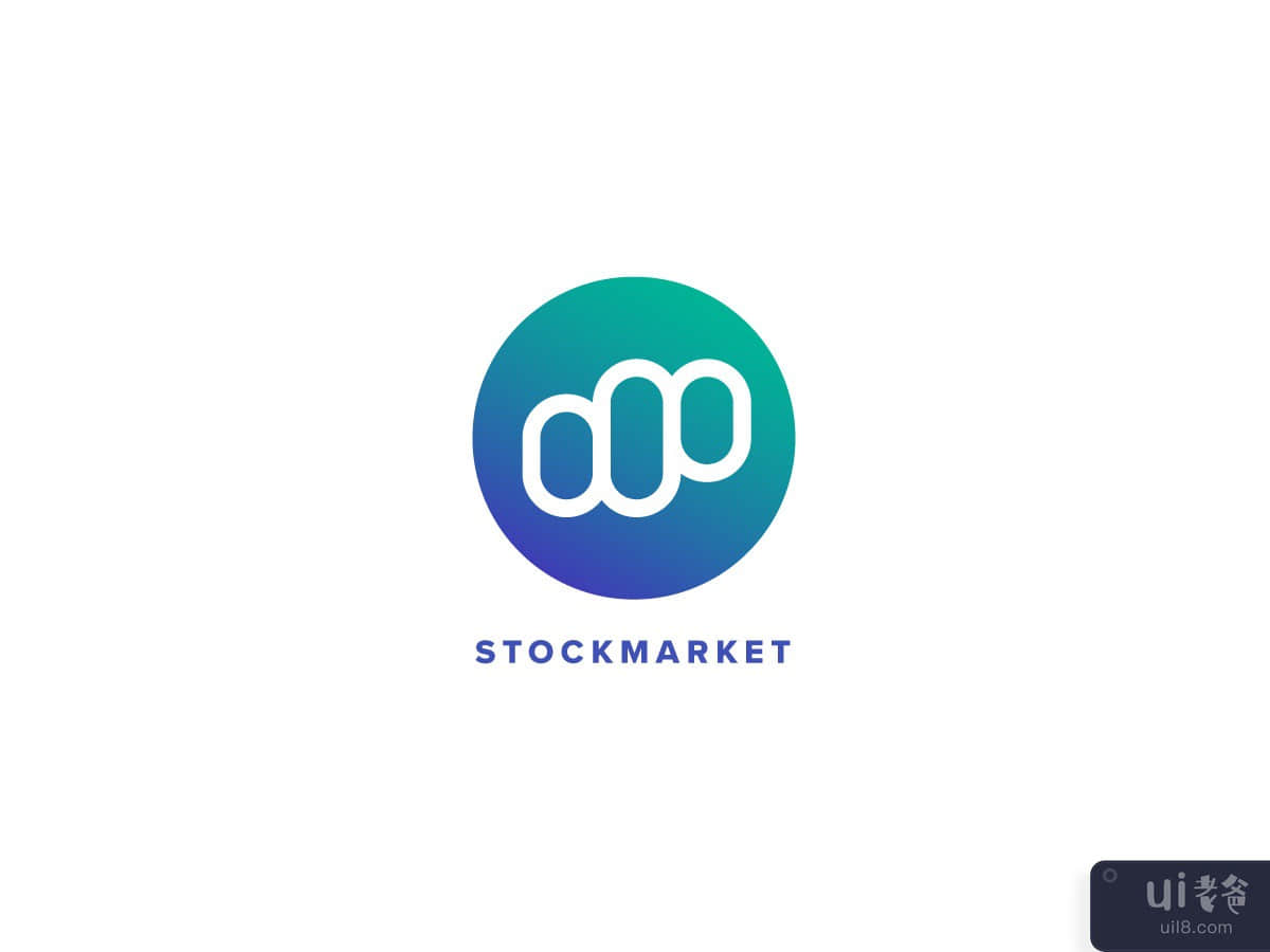 Stockmarket Vector Logo Design Template