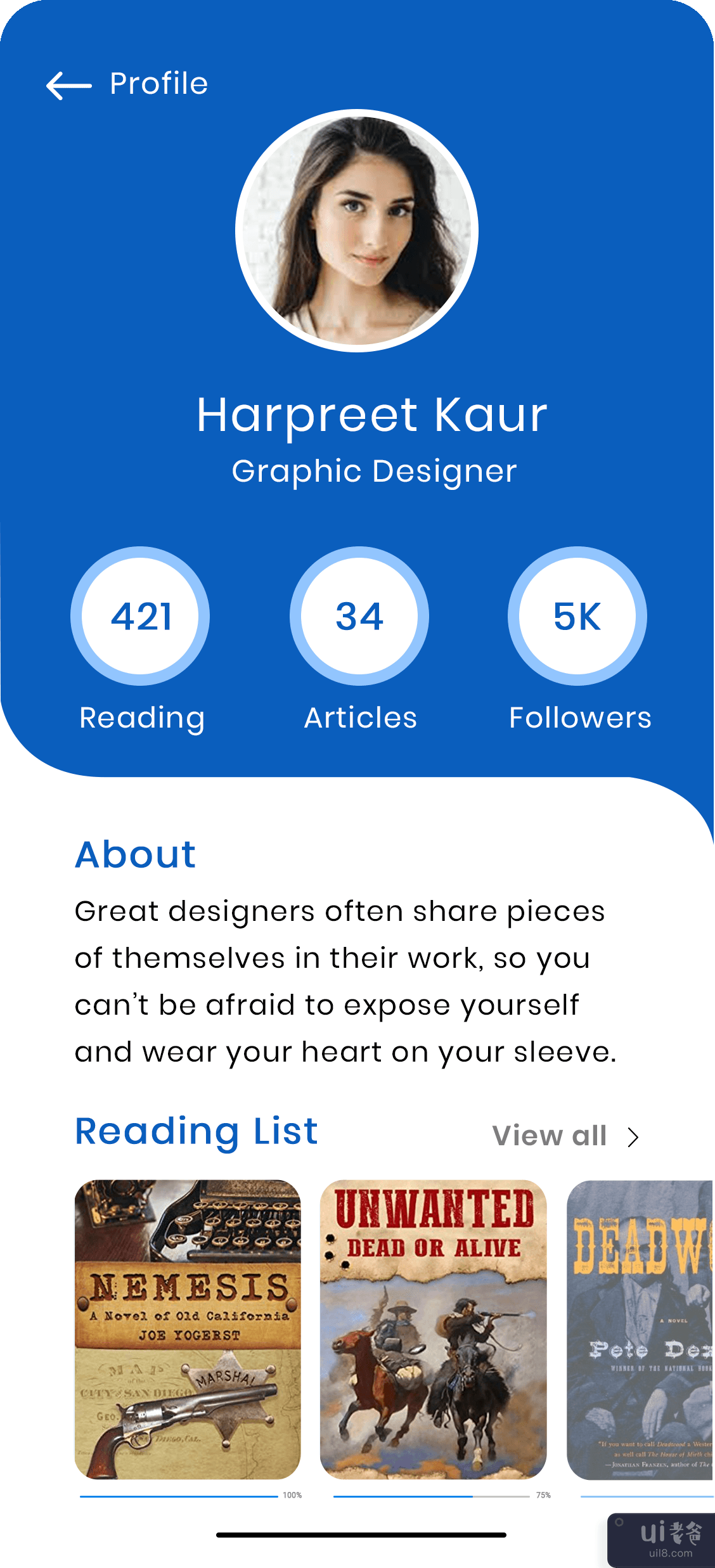 书店应用概念(Bookstore App Concept)插图1