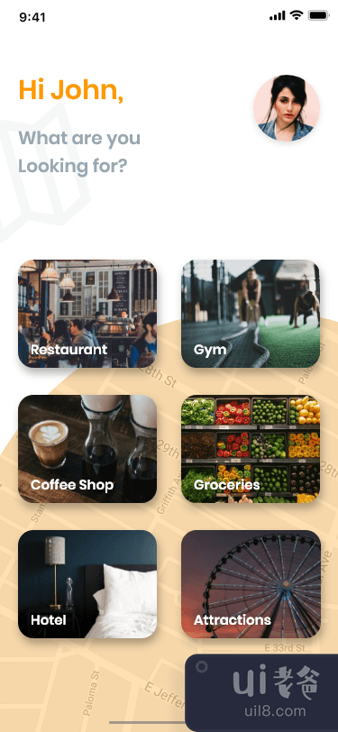 咖啡店用户界面(Coffee Shop UI)插图