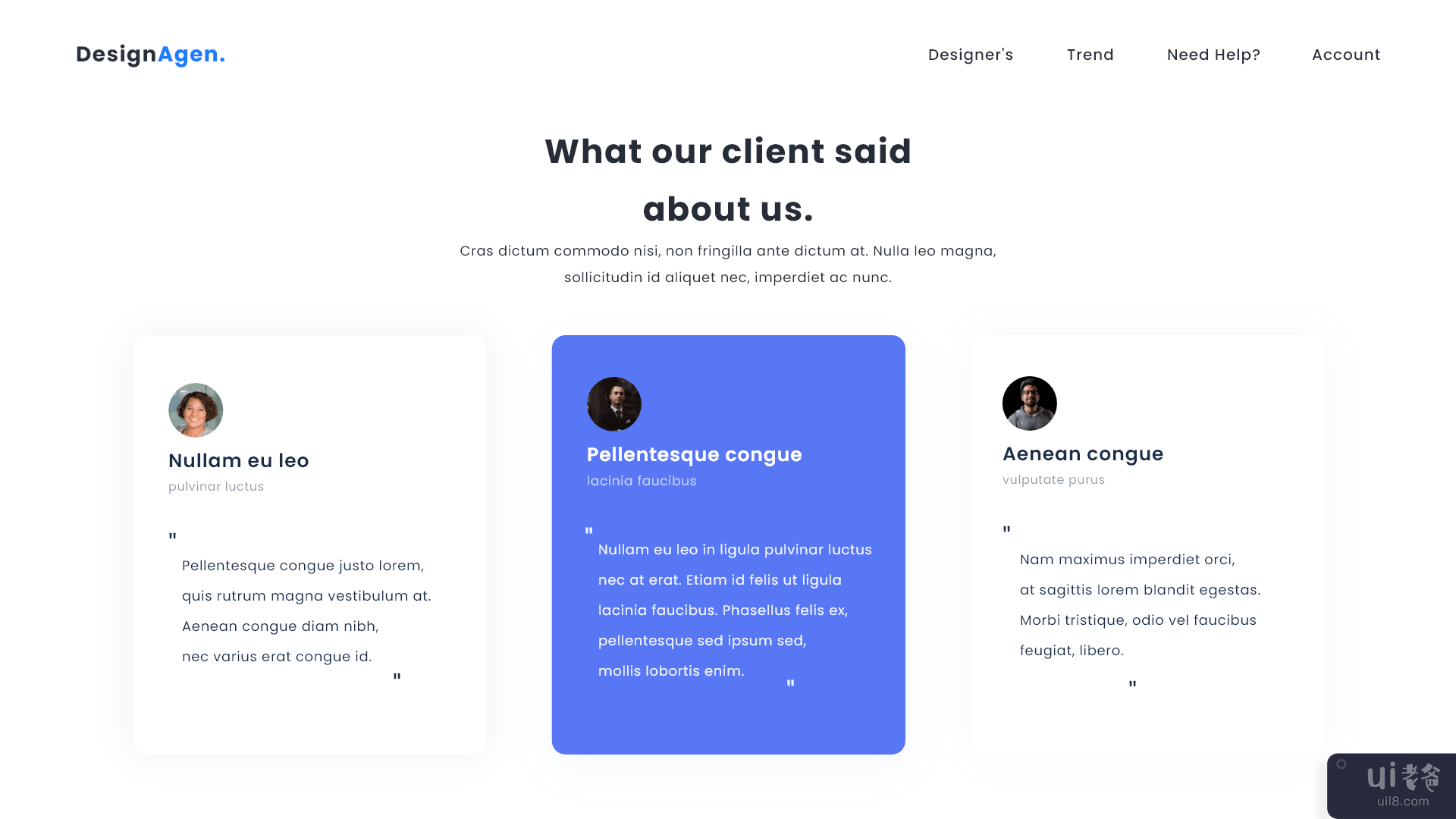 客户反馈-网页概念(Client feedback - Web page concept)插图