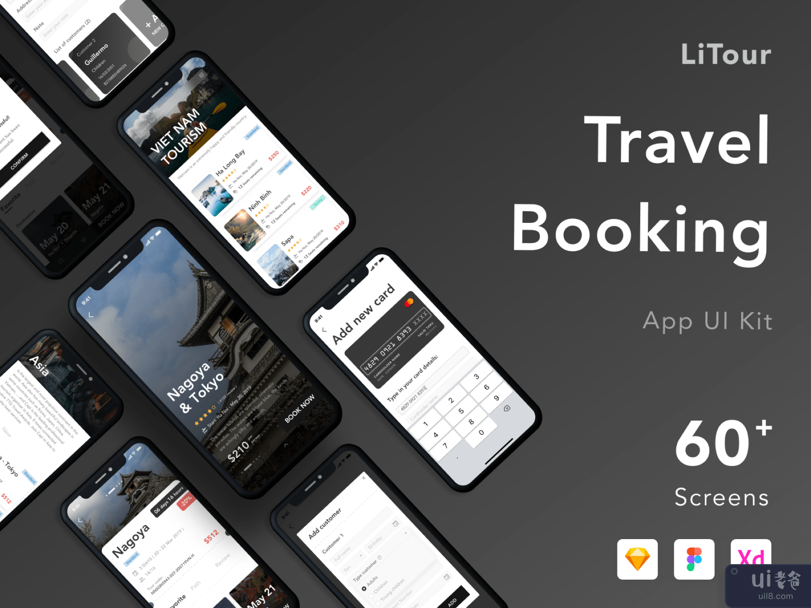 LiTour - Travel Booking App UI Kit #10