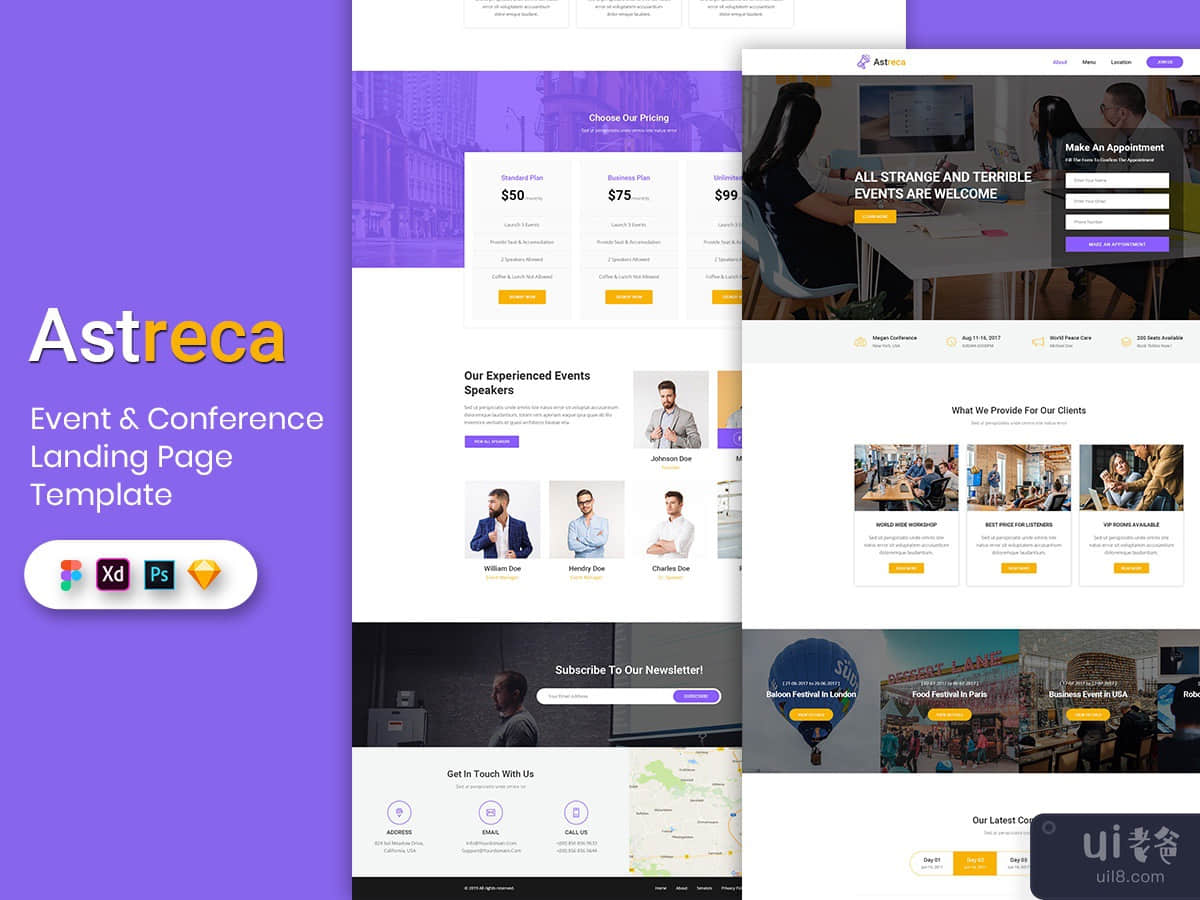 Event & Conference Landing Page Template-02