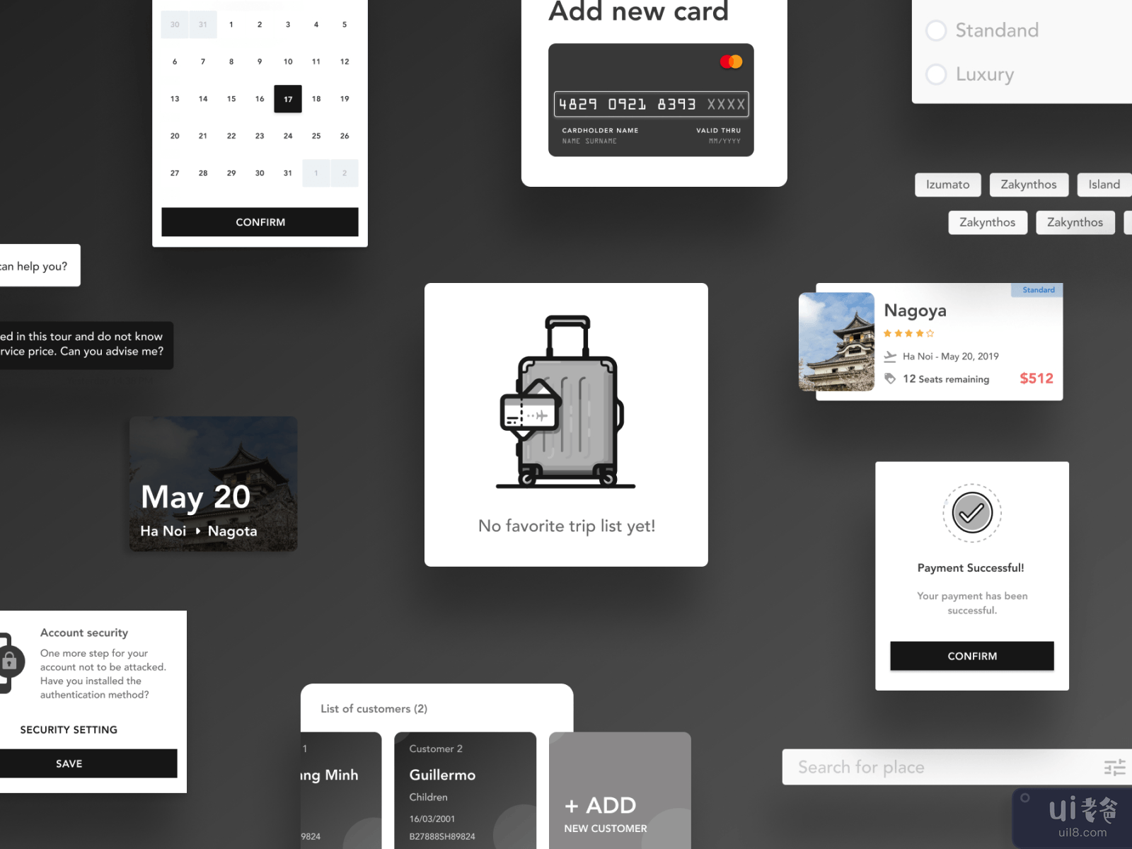 LiTour - Travel Booking App UI Kit #9