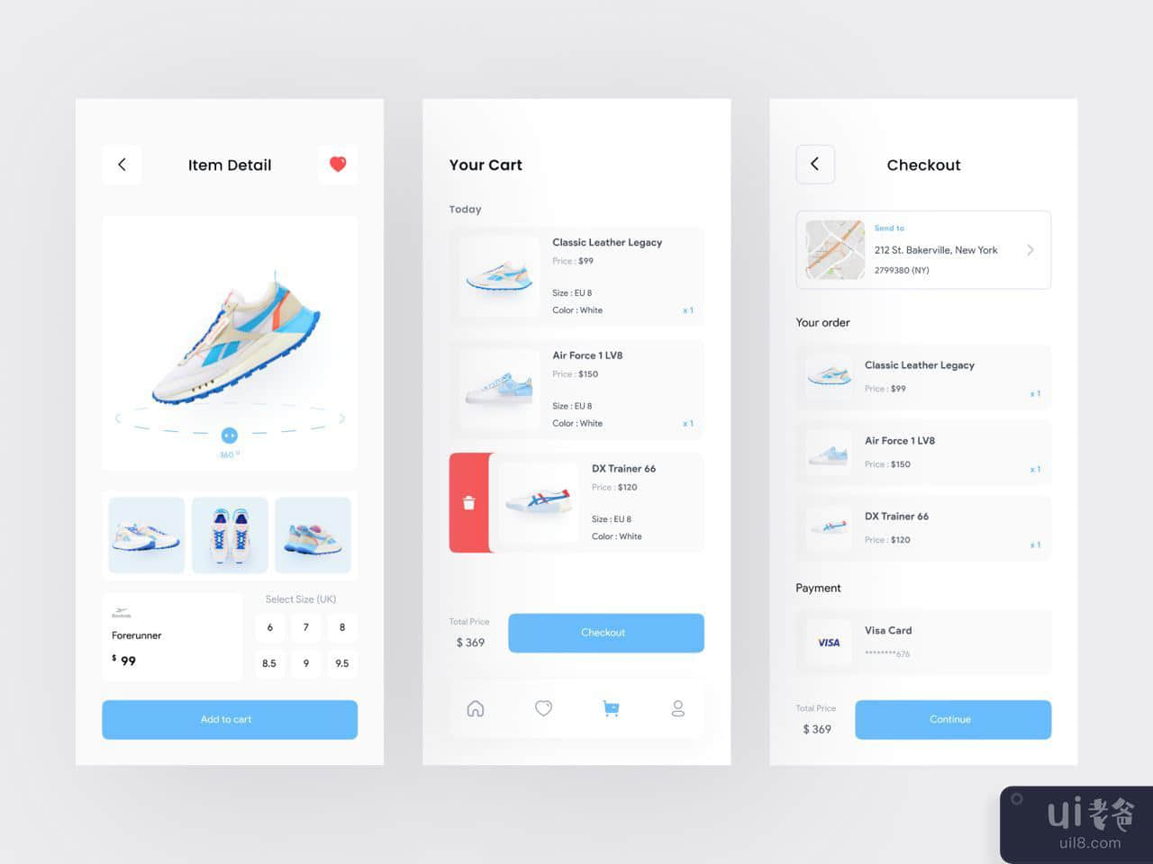 Spatu - 鞋市移动应用程序(Spatu - Shoe Market Mobile App)插图
