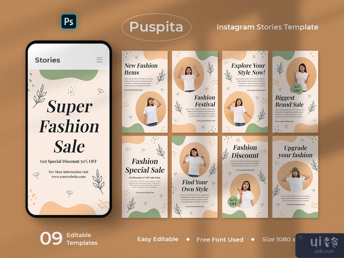 Puspita - Fashion Instagram Stories Template