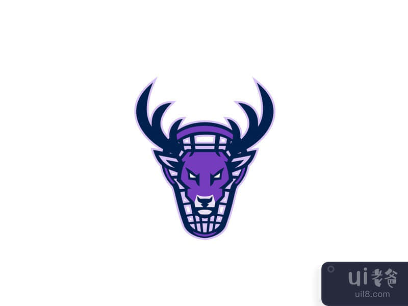 Stag Lacrosse Mascot