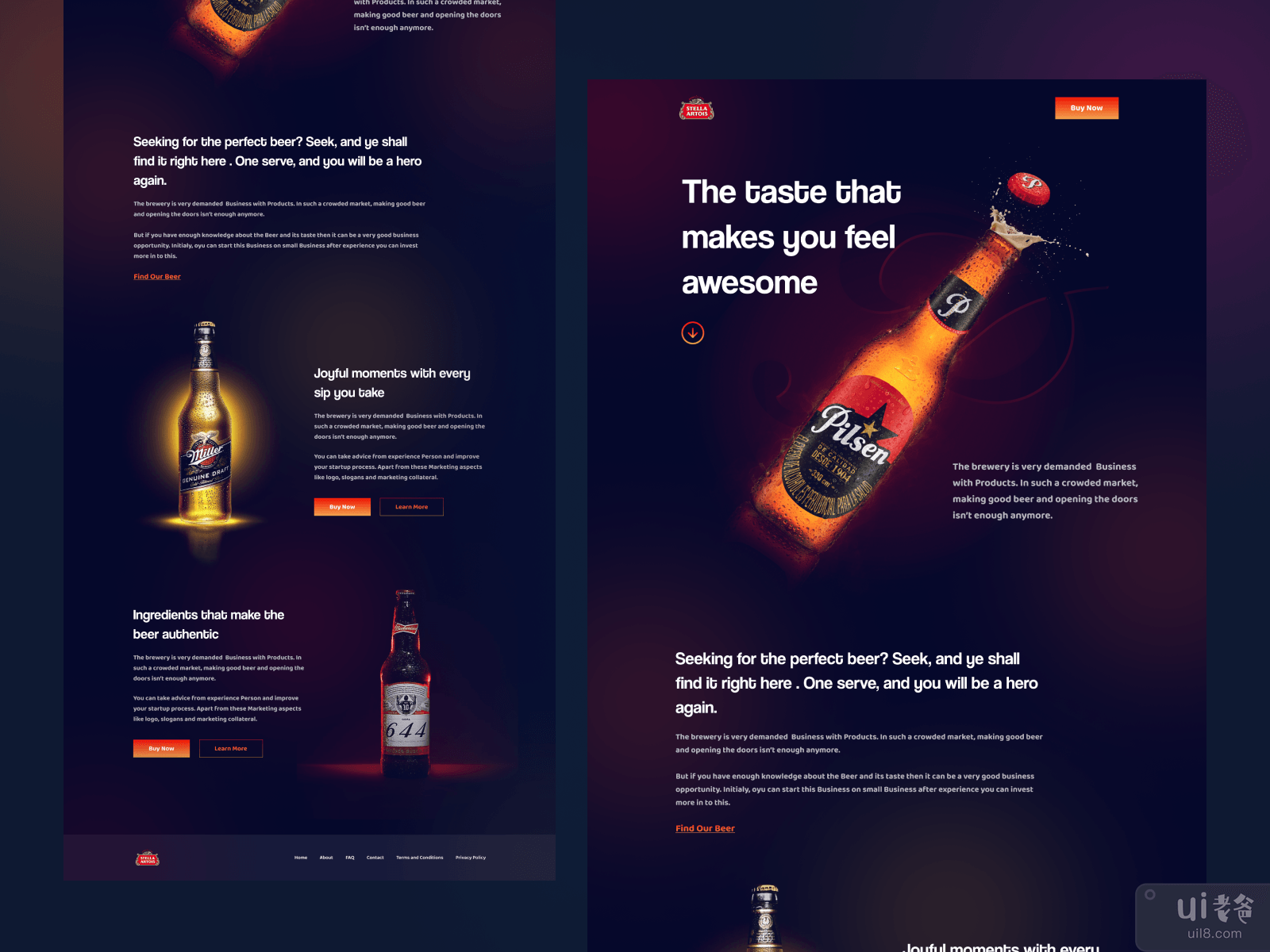 Wine Landing Page