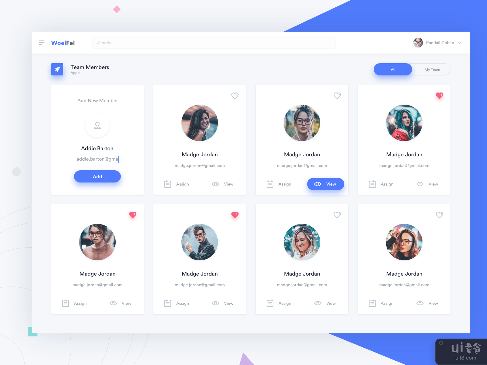 团队页面(Team Page)插图