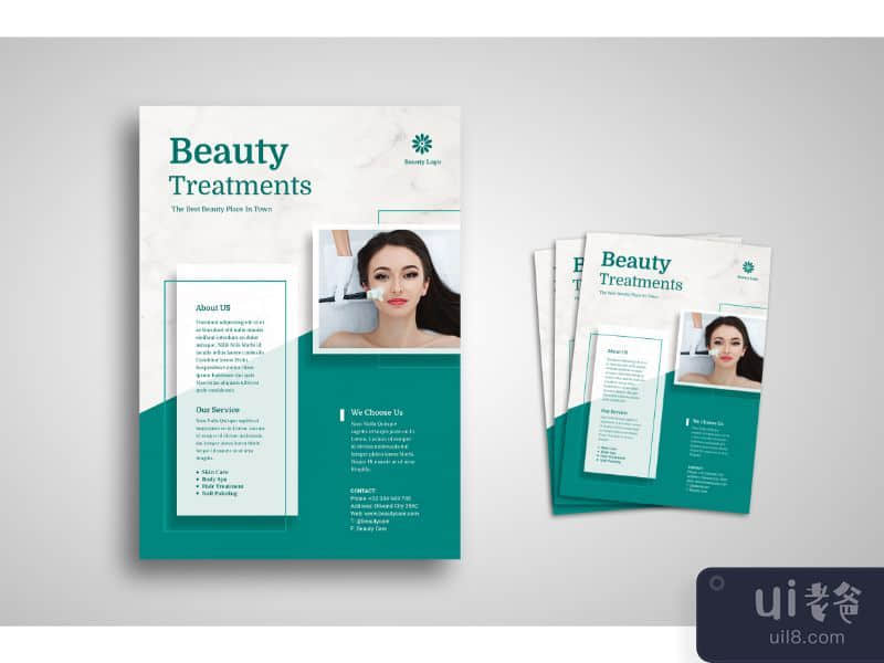 Flyer Template Beauty Treatments Service