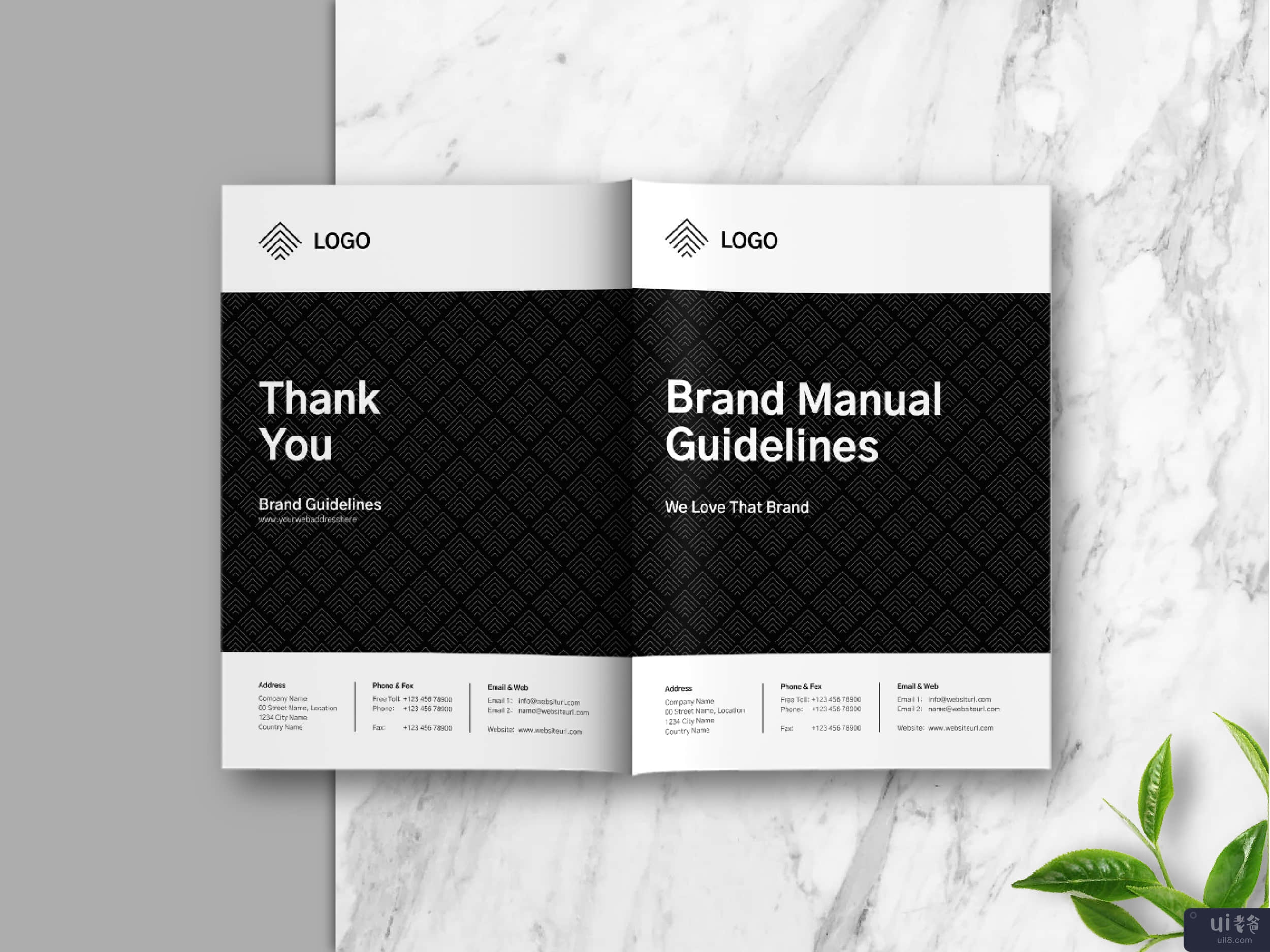 品牌手册指南模板(Brand Manual Guideline Template)插图7