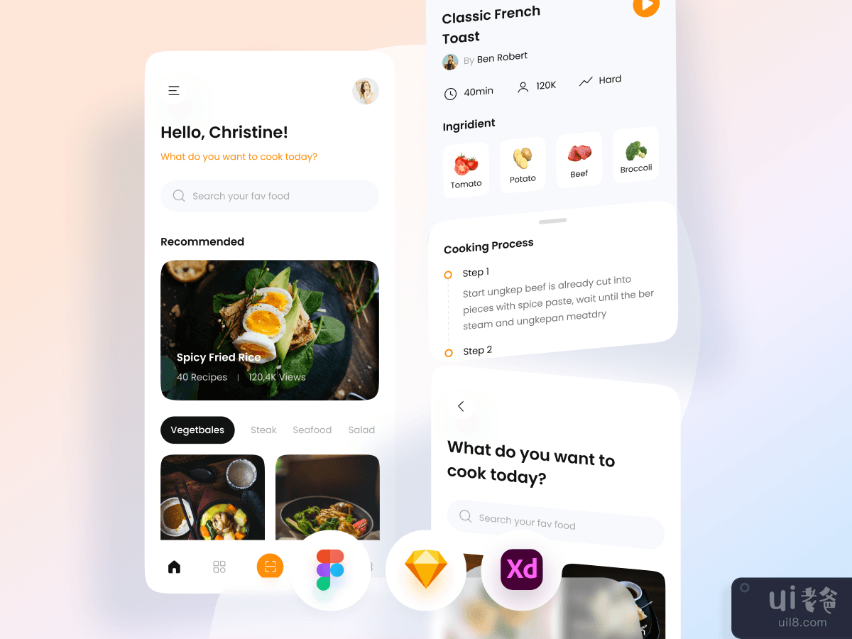 烹饪和食谱移动应用程序(Cooking and Recipes Mobile App)插图4
