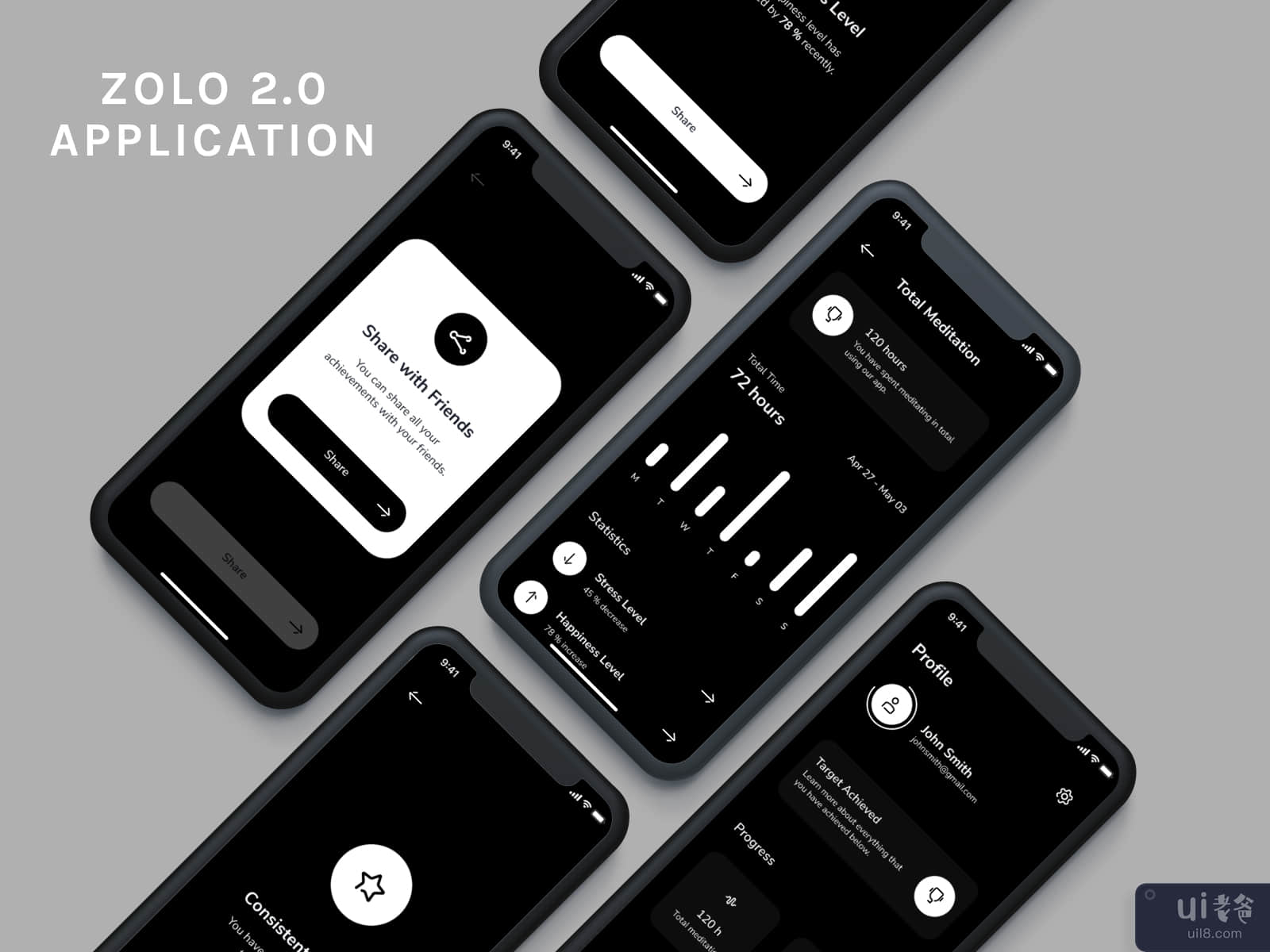 Zolo-2.0-mobile application-dark #3