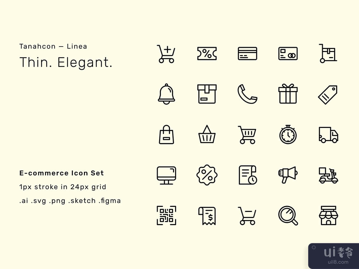 Ecommerce Icon Set - Linea