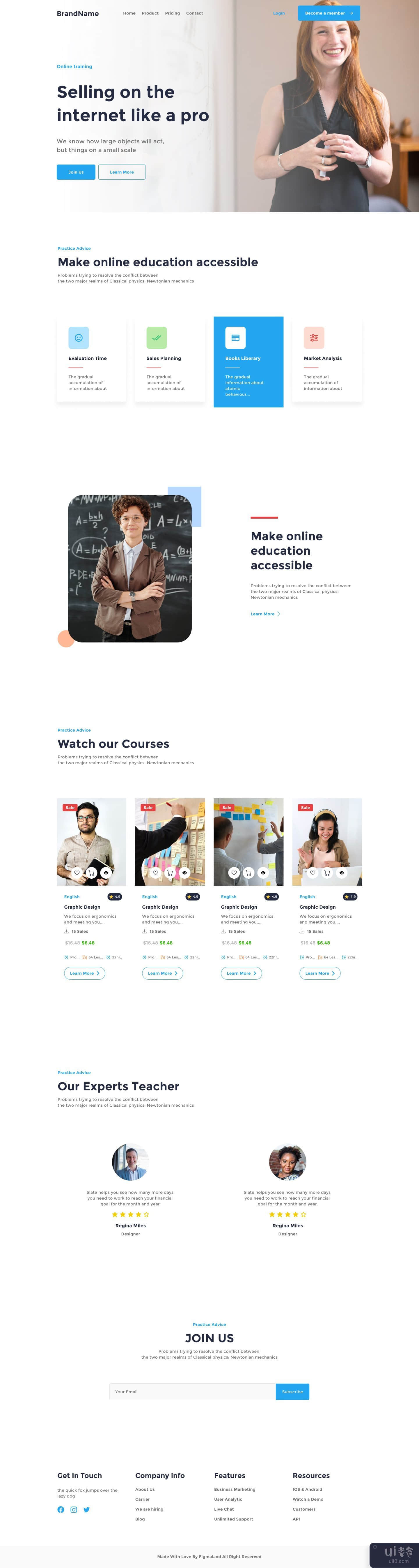 Course Ambition - html 课程网页(Course Ambition - html course web-page)插图
