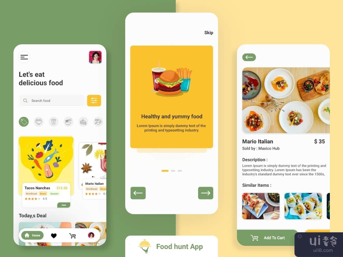 食物狩猎应用程序(Food Hunt App)插图