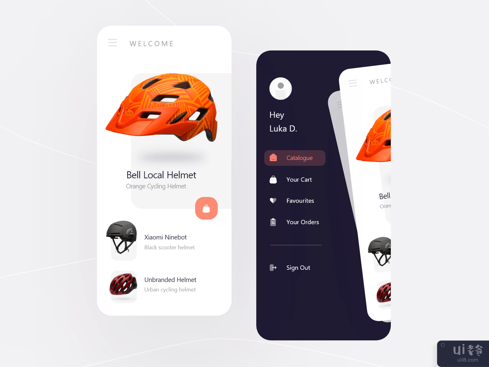 头盔购物应用(Helmet Shopping App)插图