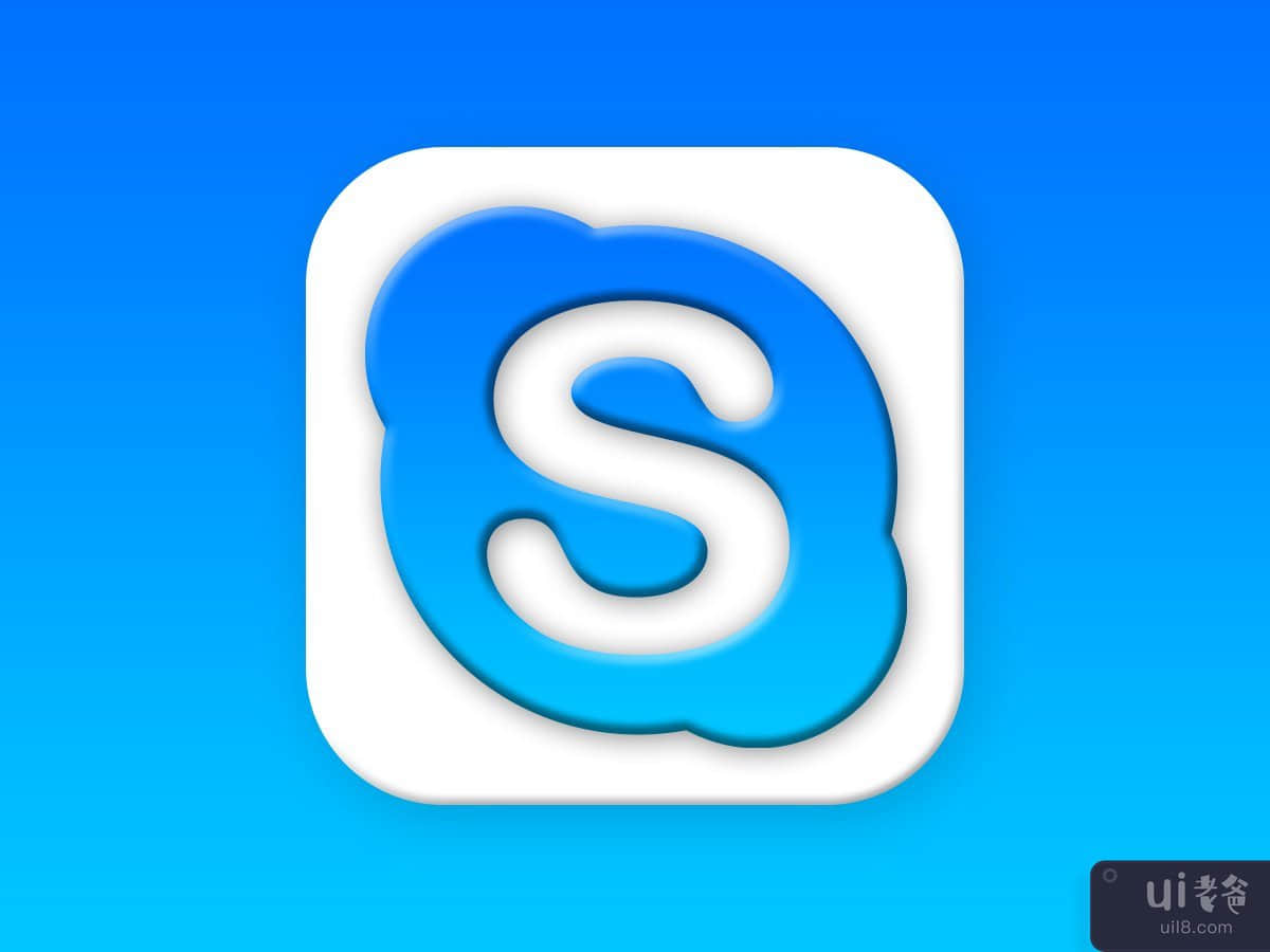 Skype 徽标(Skype Logo)插图1