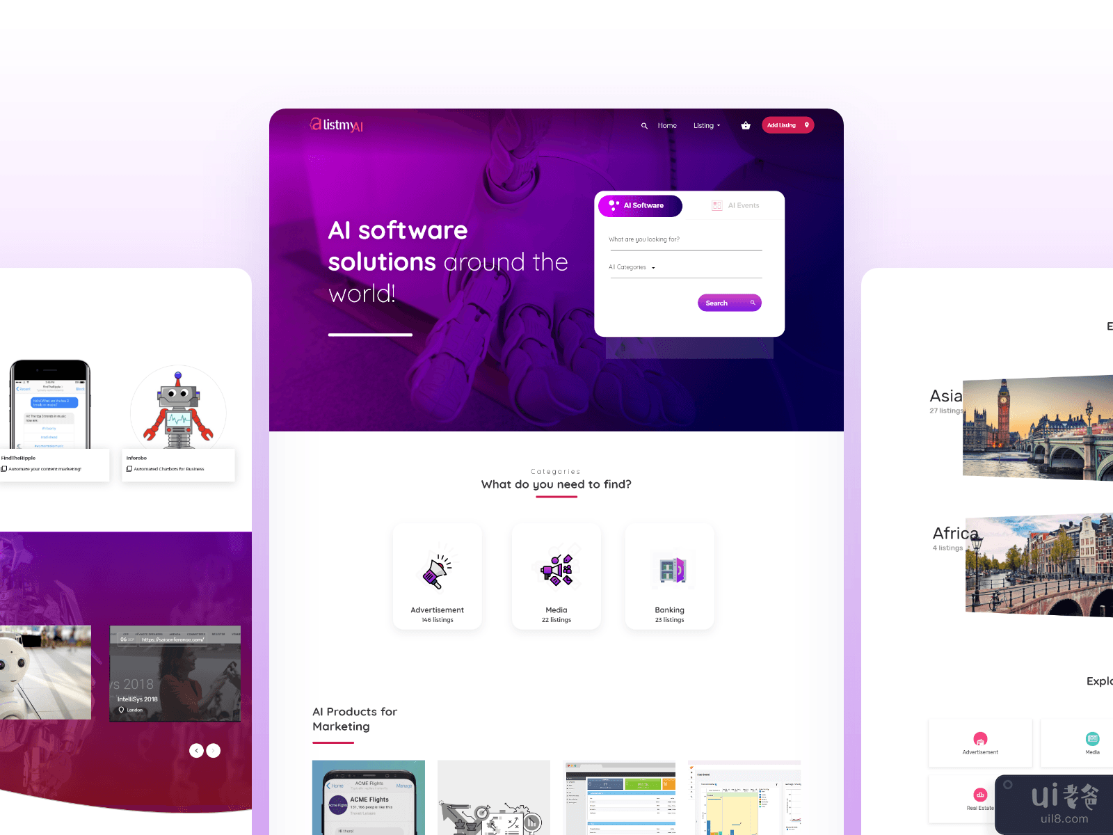 人工智能旅游网站设计(AI Travel Website Design)插图2