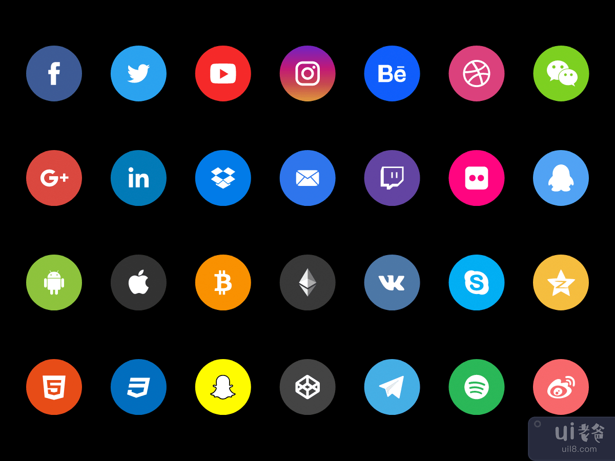 Social Essential Icons