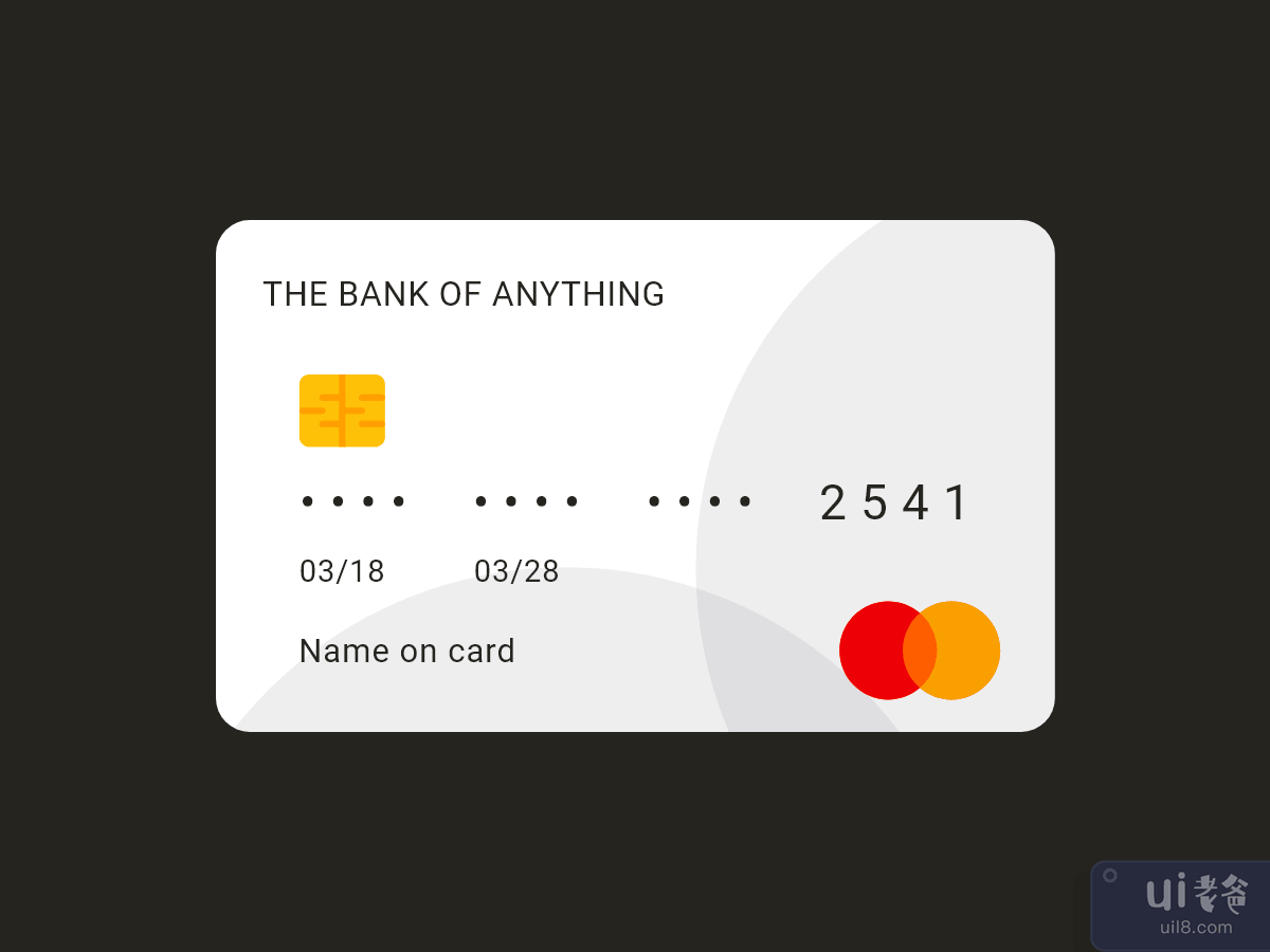Debit Card UI
