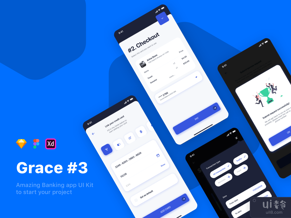 Grace - Banking App UI Kit - #5
