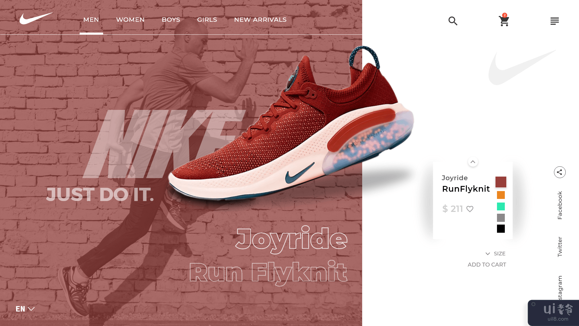 耐克桌面应用程序重新设计(Nike Desktop App Redesign)插图5