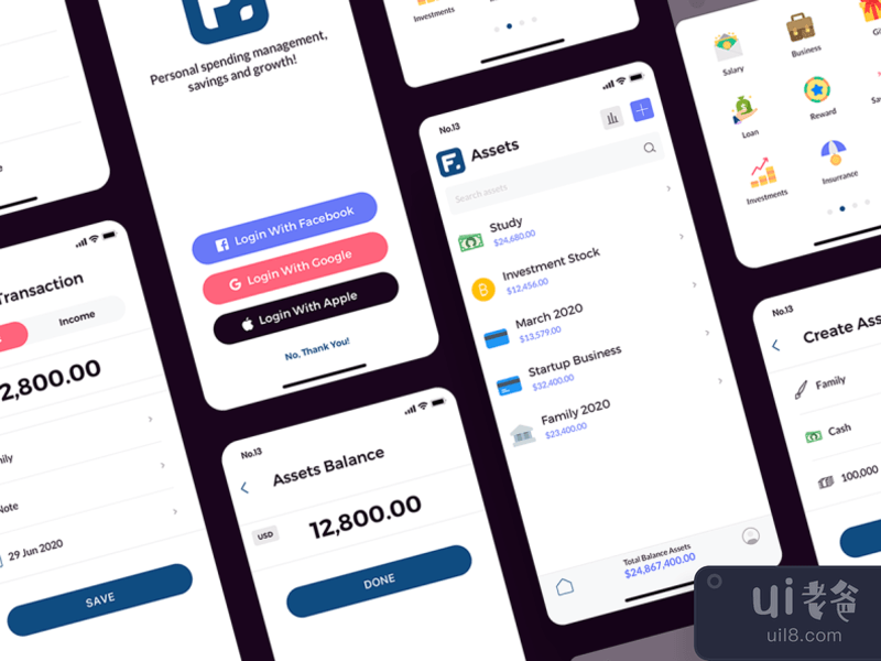 Finany-Money Tracking Mobile App