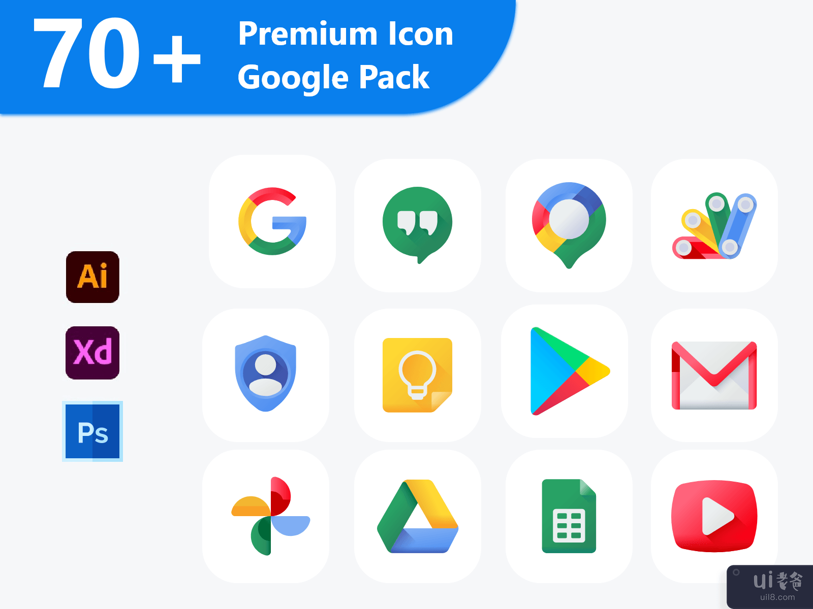 Google Icon Set Pack -Premium Icon(Google Icon Set Pack -Premium Icon)插图