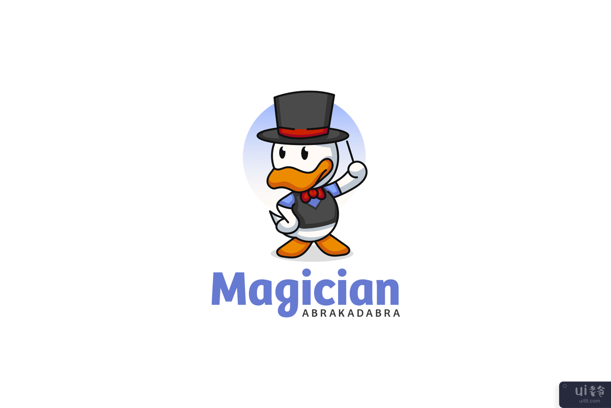魔术师鸭标志(Magician Duck Logo)插图2