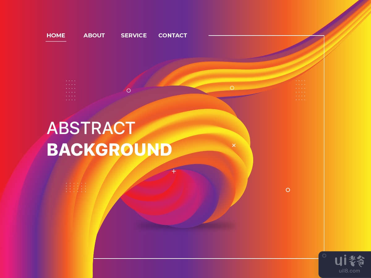 Abstract background web template