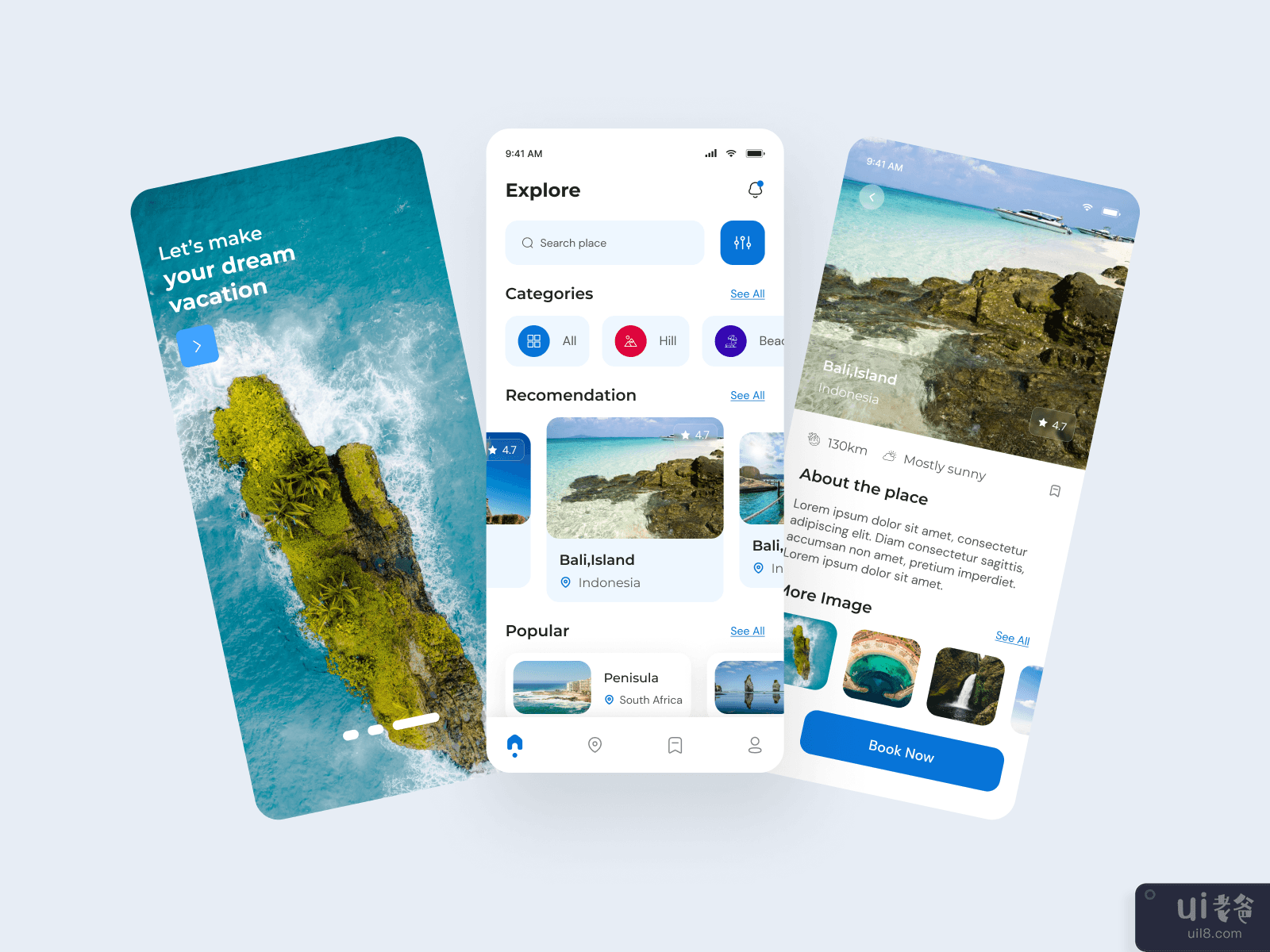 Travel mobile app