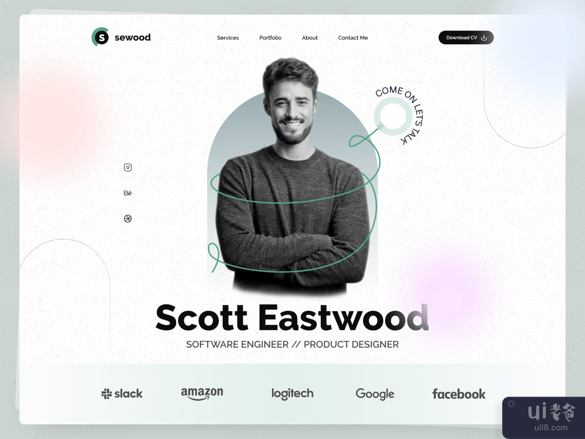 Sewood | Portfolio Landing Page