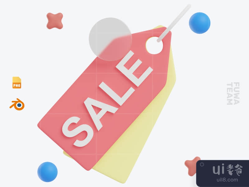 Discount Offer - 3D Ecommerce Icon Pack (front)