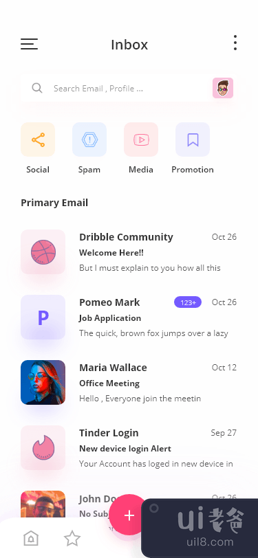 电子邮件收件箱(Email Inbox)插图