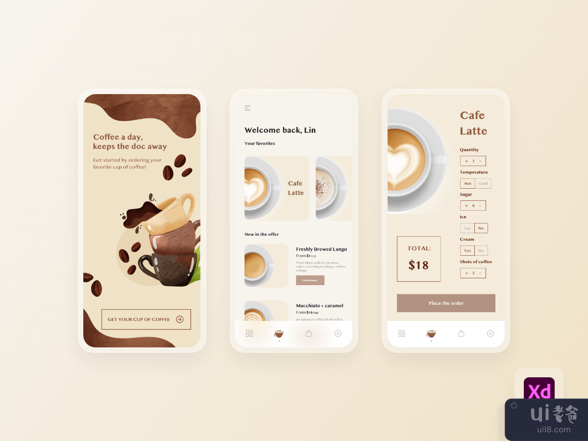 Coffee App Exploration for iOS